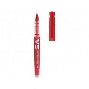 Penna roller ricaricabile a inchiostro liquido Pilot HI-TECPOINT V5 Begreen 0,5 mm rosso - 040327_131613