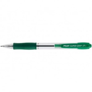 Penna a sfera a scatto Pilot Super Grip 0,7 mm verde 001534_943536