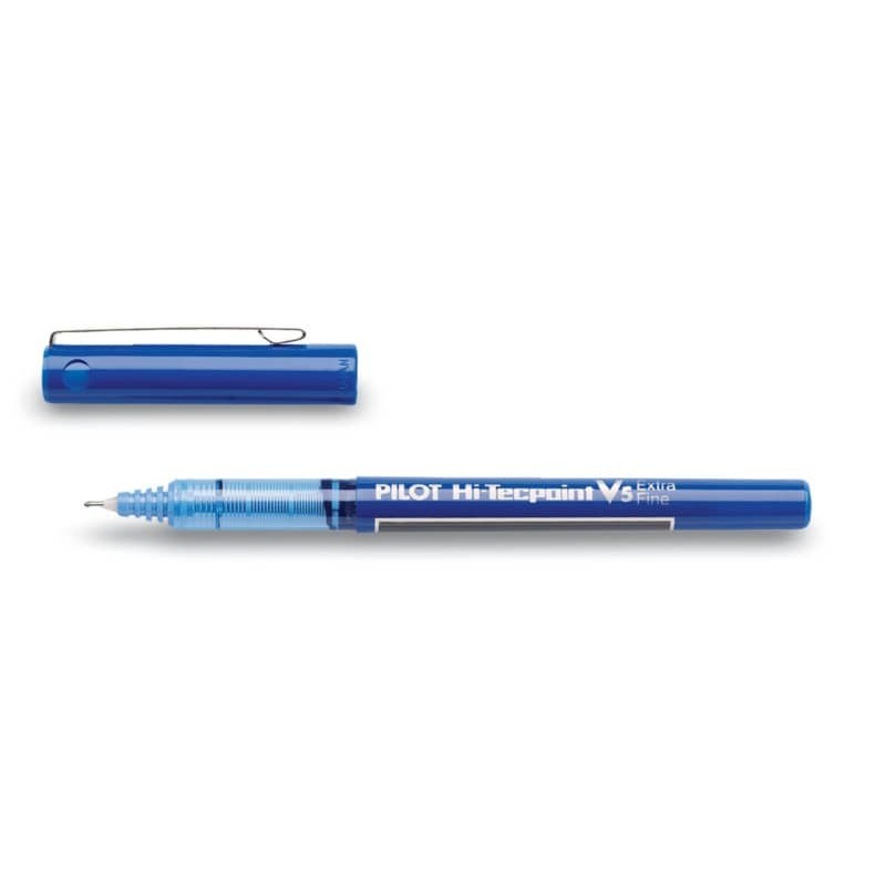 Penna roller a inchiostro liquido Pilot Hi-Tecpoint V5 0,5 mm blu Value Pack 16+4 GRATIS - 000020_934590