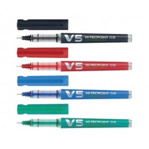 Penna roller ricaricabile a inchiostro liquido Pilot HI-TECPOINT V5 Begreen 0,5 mm nero - 040325_131595