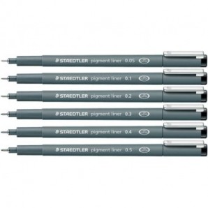 Fineliner Staedtler Pigment Liner 308 0,05 mm 308 005-9_453235