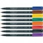 Penna a punta sintetica Staedtler Lumocolor permanent pen 313 S blu 313-3_013151