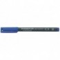 Penna a punta sintetica Staedtler Lumocolor permanent pen 317 M blu 317-3_013372