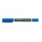 Marcatore doppia punta Staedtler Lumocolor permanent duo 348 0,6-1,5 mm blu - 348-3_939363