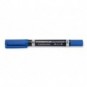 Marcatore doppia punta Staedtler Lumocolor permanent duo 348 0,6-1,5 mm blu - 348-3_939363