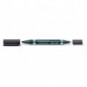 Marcatore doppia punta Staedtler Lumocolor permanent duo 348 0,6-1,5 mm nero - 348-9_939362