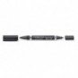 Marcatore doppia punta Staedtler Lumocolor permanent duo 348 0,6-1,5 mm nero - 348-9_939362