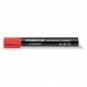 Marcatore punta a scalpello Staedtler Lumocolor permanent marker 350 2-5 mm rosso - 350-2_489733