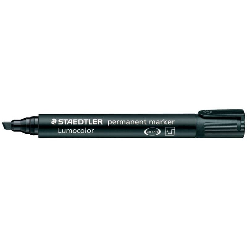 Marcatore punta a scalpello Staedtler Lumocolor permanent marker 350 2-5 mm nero - 350-9_646529