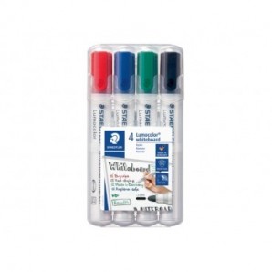 Marcatore per lavagne bianche Staedtler Lumocolor whiteboard marker 351 assortiti astuccio da 4 pezzi - 351 WP4_646561