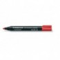 Marcatore permanente punta tonda Staedtler Lumocolor permanent marker 352 2 mm rosso - 352-2_646553