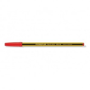 Penna a sfera Staedtler Noris Stick M 1 mm - tratto 0,35 mm rosso conf. da 20 - 434 02_160895