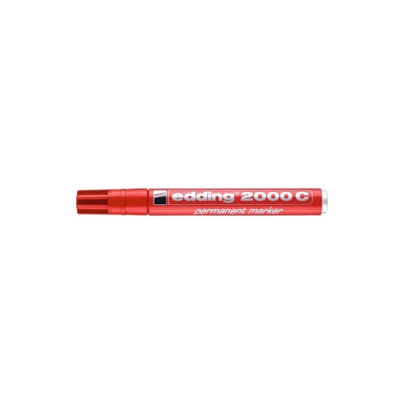 Marcatore permanente edding 2000 C punta conica 1,5-3 mm rosso 4-2000C002_014122