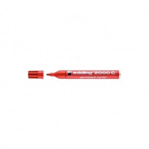 Marcatore permanente edding 2000 C punta conica 1,5-3 mm rosso 4-2000C002_014122