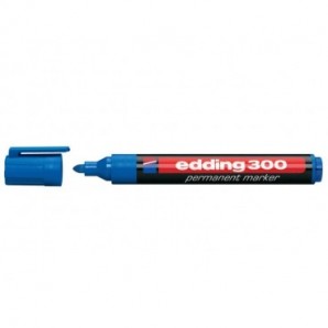 Marcatore permanente edding 300 punta conica 1,5-3 mm blu 4-300003_789234
