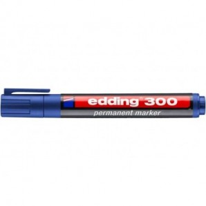 Marcatore permanente edding 300 punta conica 1,5-3 mm blu 4-300003_789234