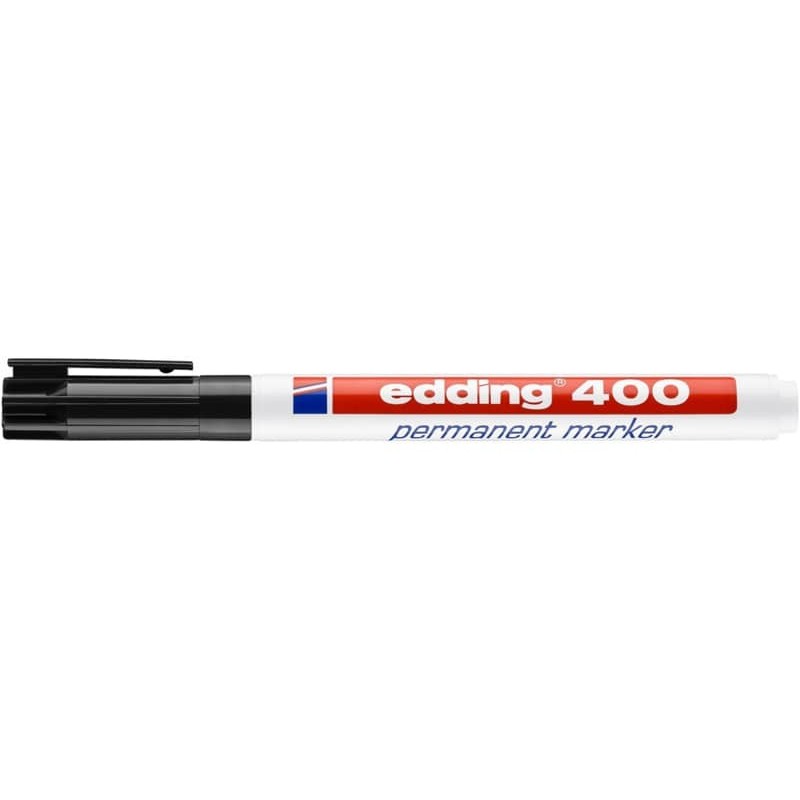 Marcatore permanente edding 400 punta conica 1 mm nero 4-400001_698807