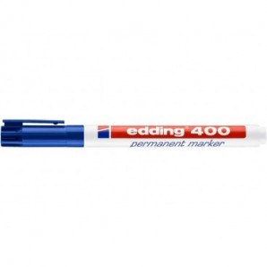 Marcatore permanente edding 400 punta conica 1 mm blu 4-400003_758849