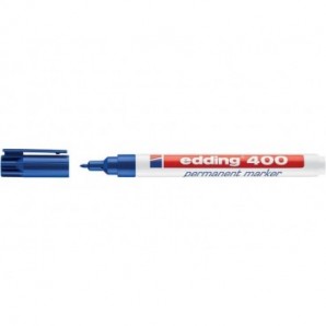 Marcatore permanente edding 400 punta conica 1 mm blu 4-400003_758849