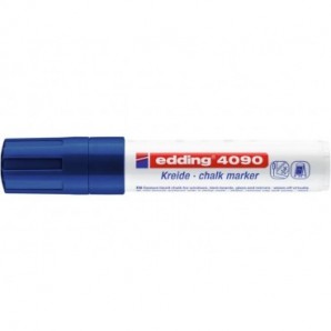 Marcatore a gesso liquido edding 4090 punta scalpello 4-15 mm blu 4-4090003_300816