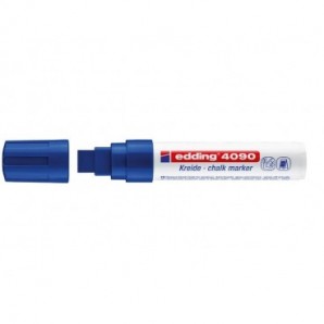 Marcatore a gesso liquido edding 4090 punta scalpello 4-15 mm blu 4-4090003_300816