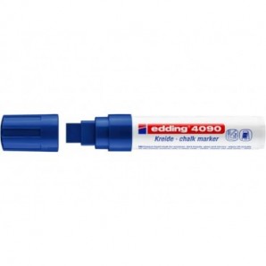 Marcatore a gesso liquido edding 4090 punta scalpello 4-15 mm blu 4-4090003_300816