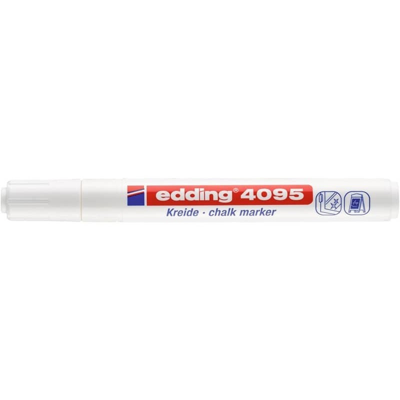 Marcatore a gesso liquido edding 4095 punta conica 2-3 mm bianco 4-4095049_300830