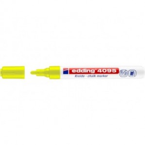 Marcatore a gesso liquido edding 4095 punta conica 2-3 mm giallo fluorescente 4-4095065_300840