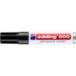 Marcatore permanente edding 500 punta scalpello 2-7 mm nero 4-500001_147181