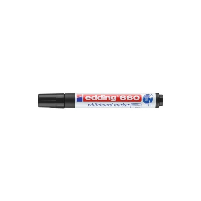 Marcatore per lavagne bianche edding 660 punta conica 1,5-3 mm nero 4-660001_383696