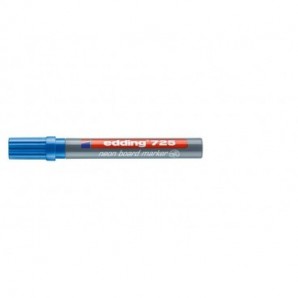 Marcatore Neon per lavagne edding 725 punta scalpello 2-5 mm blu fluorescente 4-725063_269462