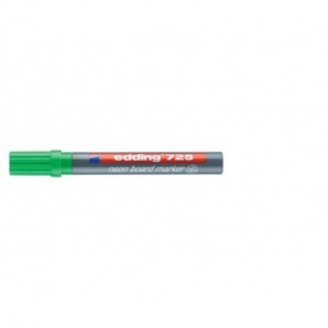 Marcatore Neon per lavagne edding 725 punta scalpello 2-5 mm verde fluorescente - 4-725064_269470