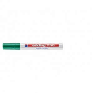 Marcatore a vernice edding 750 punta conica 2-4 mm verde 4-750004_759429