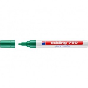 Marcatore a vernice edding 750 punta conica 2-4 mm verde 4-750004_759429