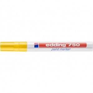 Marcatore a vernice edding 750 punta conica 2-4 mm giallo 4-750005_426802