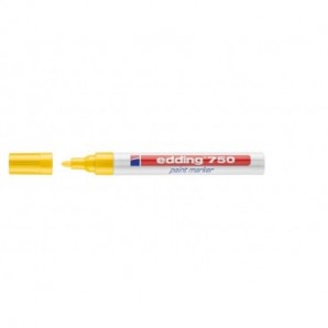 Marcatore a vernice edding 750 punta conica 2-4 mm giallo 4-750005_426802