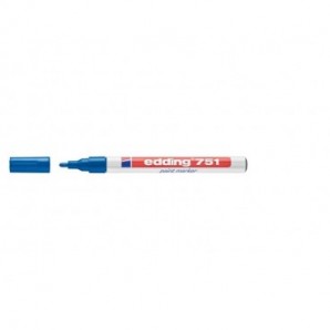 Marcatore a vernice edding 751 punta conica 1-2 mm blu 4-751003_759569