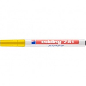 Marcatore a vernice edding 751 punta conica 1-2 mm giallo 4-751005_759658