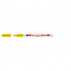 Marcatore a vernice edding 751 punta conica 1-2 mm giallo 4-751005_759658