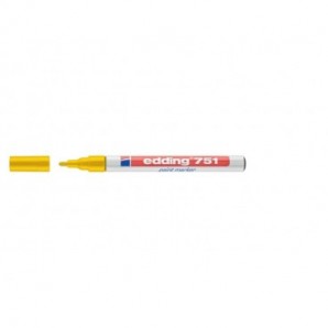 Marcatore a vernice edding 751 punta conica 1-2 mm giallo 4-751005_759658