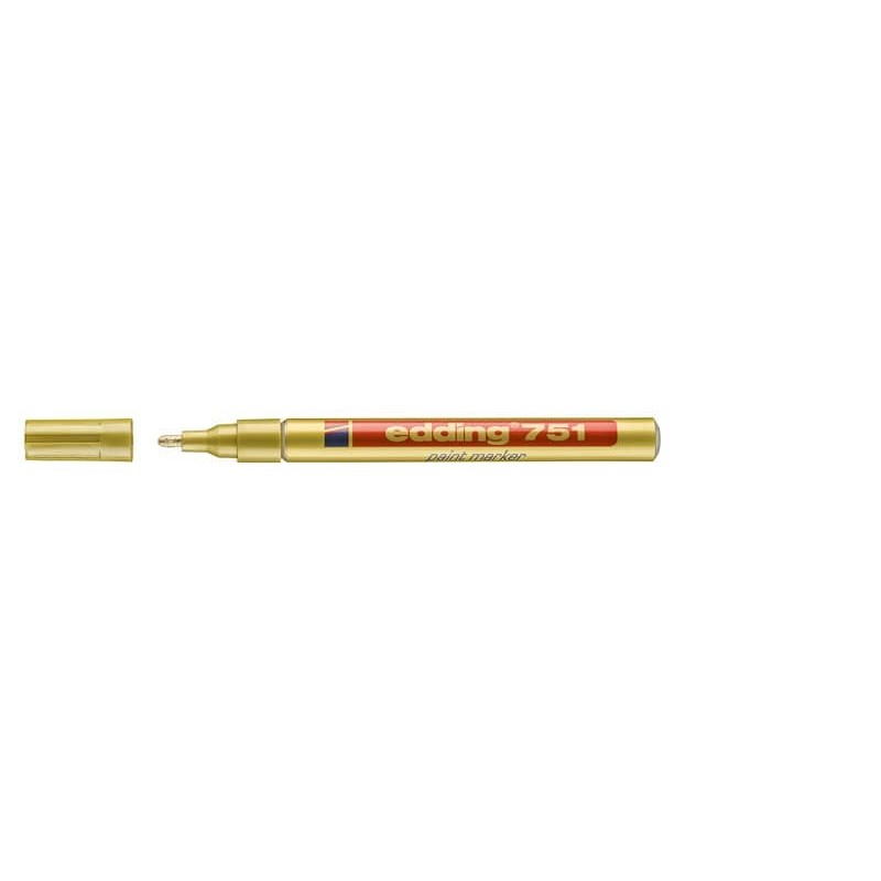 Marcatore a vernice edding 751 punta conica 1-2 mm oro 4-751053_015705