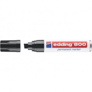 Marcatore permanente edding 800 punta scalpello 4-12 mm nero 4-800001_014165