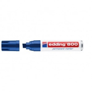 Marcatore permanente edding 800 punta scalpello 4-12 mm blu 4-800003_759755