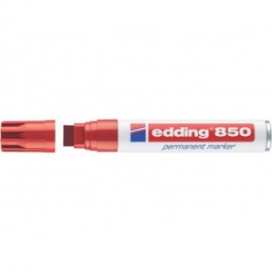 Marcatore permanente edding 850 punta scalpello 5-15 mm rosso 4-850002_759879