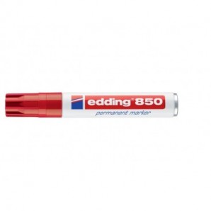 Marcatore permanente edding 850 punta scalpello 5-15 mm rosso 4-850002_759879