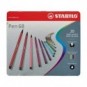 Pennarelli Stabilo Pen 68 1 mm scatola di metallo assortiti Conf. 20 pezzi - 6820-6_487350