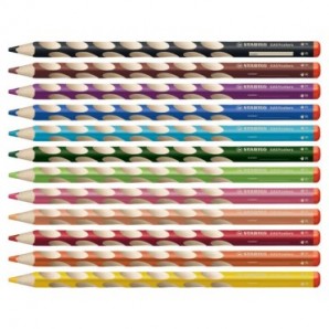 Matite colorate Stabilo EASYcolors per destrorsi assortiti astuccio da 12 - 332/12_284120