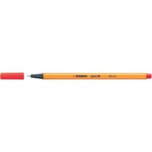 Fineliner Stabilo Point 88® 0,4 mm rosso - 88/40_789145