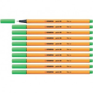 Fineliner Stabilo Point 88® 0,4 mm verde foglia - 88/43_789153