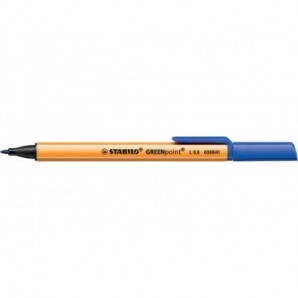 Penna con punta in fibra Stabilo GREENpoint 0,8 mm nero 6088/46_216794